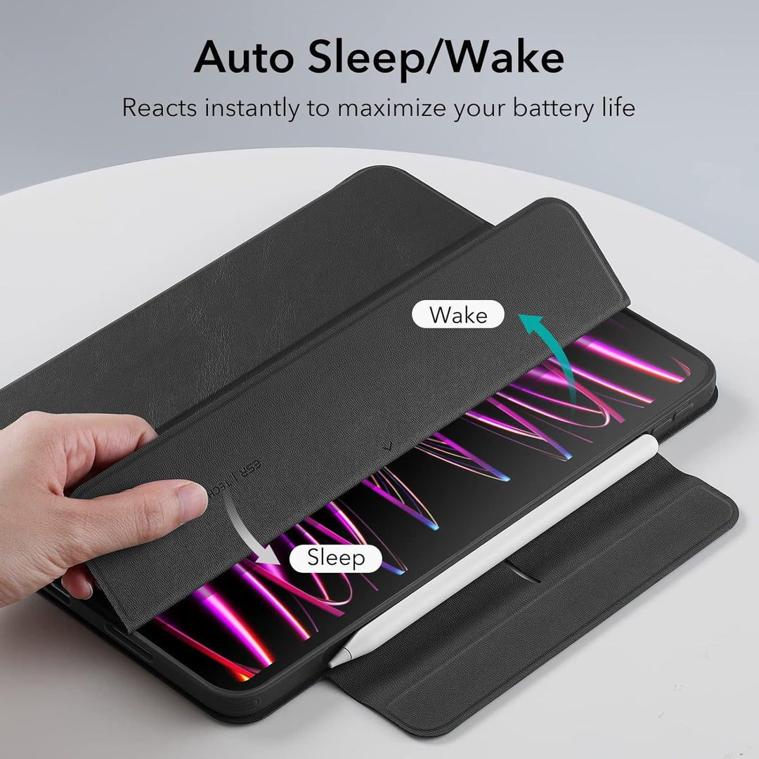 ESR Hybrid Hülle für iPad Pro 12.9 Hülle (2022/2021), iPad Pro 12.9 Case mit Pencil Halter, 12,9 Zol