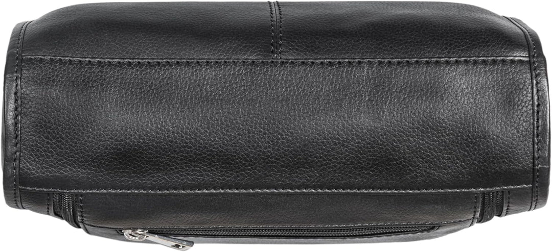 STILORD 'Juri' Leder Kulturbeutel Gross für Damen und Herren Unisex Waschtasche für Unterwegs Kosmet