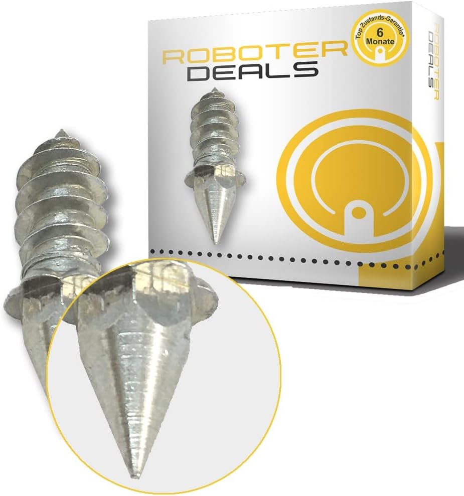 HRobotic Accessoires Edelstahl Spikes (40 Stück inkl. Montage-Werkzeug) für alle Wolf Loopo Rasenmäh
