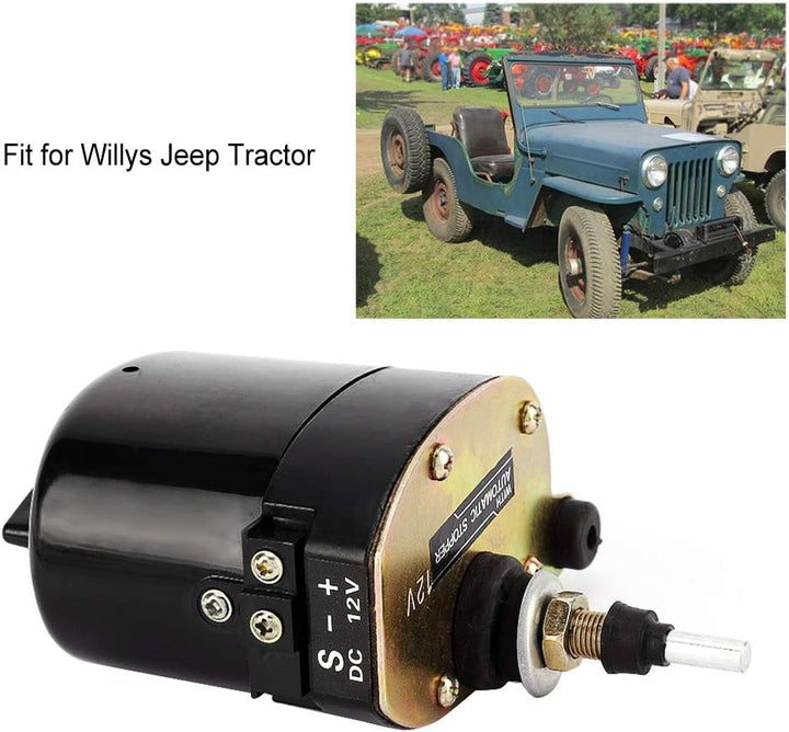 TKSE Scheibenwischermotor, 12 V Auto Auto Scheibenwischermotor Universal Scheibenwischermotor Passen