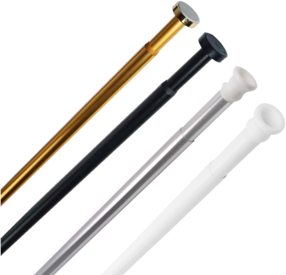 Duschvorhangstange 90-160 cm und 120-220 cm, hochwertige Duschstange für Duschvorhang, ohne bohren (