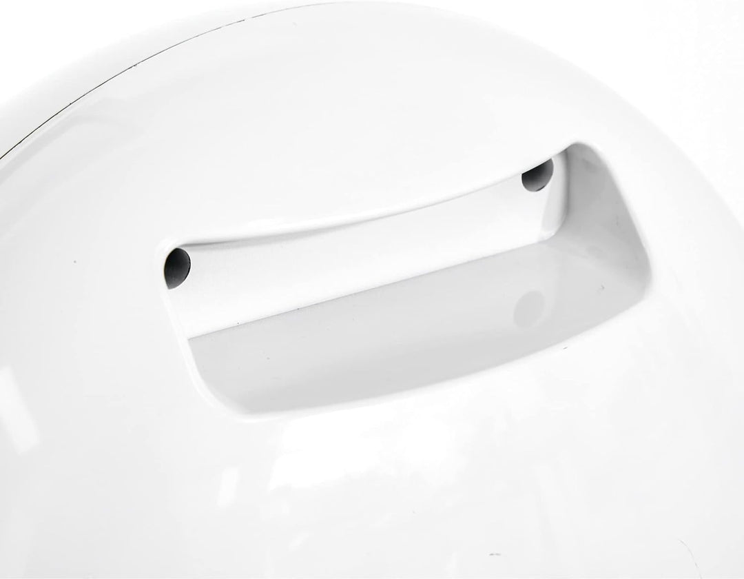 HOMCOM LED Elektrokamin mit Flammeneffekt 1500W Standkamin Kaminofen ABS-Kunststoff Weiss 30,5 x 18