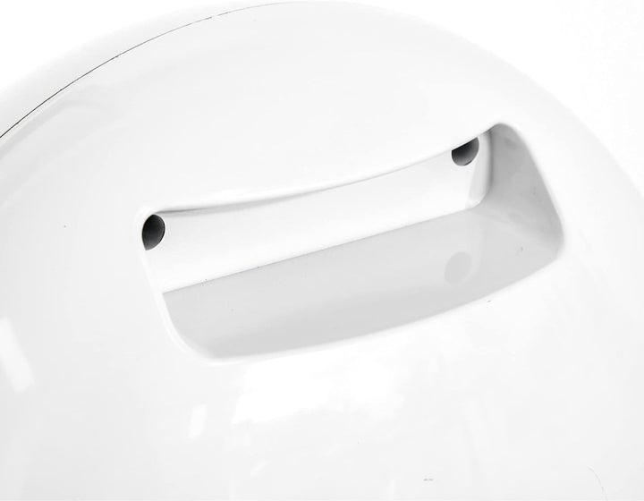 HOMCOM LED Elektrokamin mit Flammeneffekt 1500W Standkamin Kaminofen ABS-Kunststoff Weiss 30,5 x 18