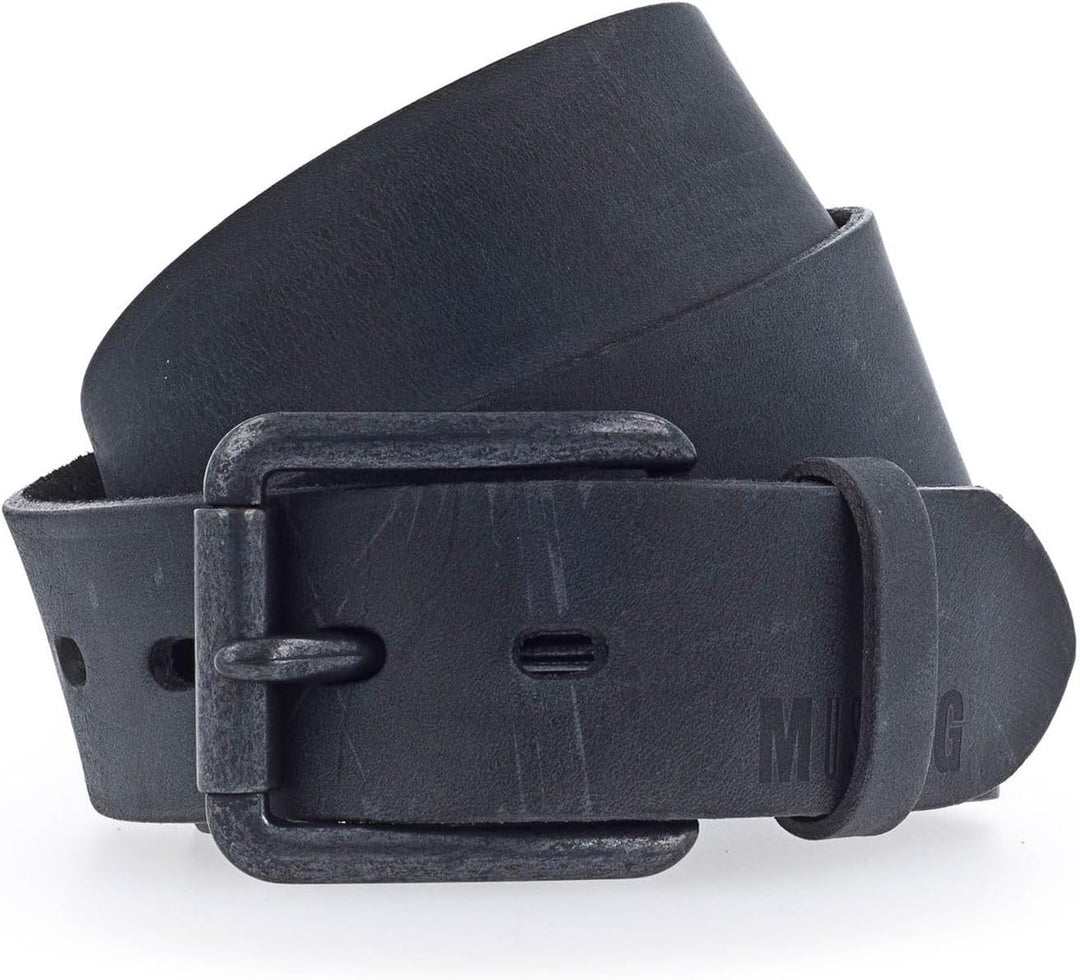 MUSTANG Herren 40 mm Ledergürtel W120 Schwarz, W120 Schwarz