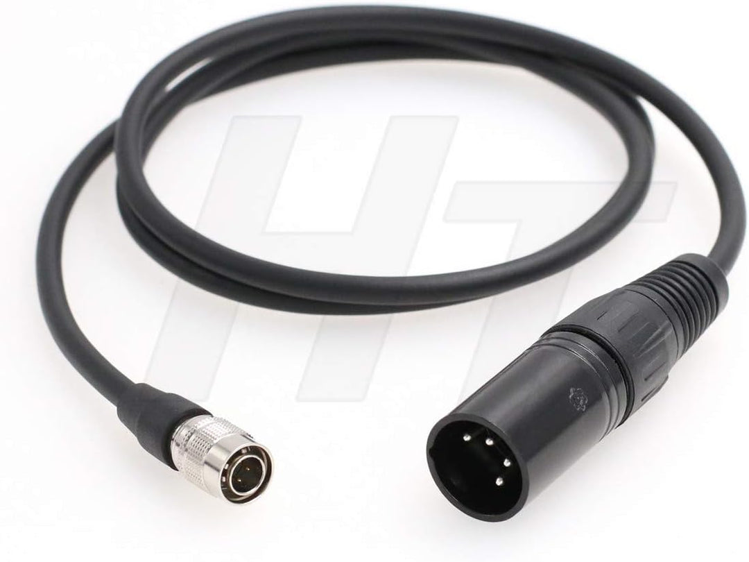 HangTon Stromkabel XLR 4 Pin auf Hirose 4 Pin Soundgeräte Zaxcom Recorder