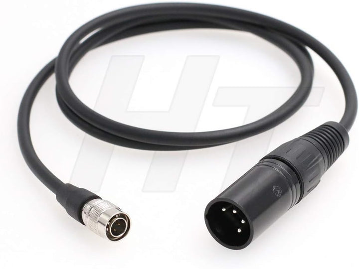 HangTon Stromkabel XLR 4 Pin auf Hirose 4 Pin Soundgeräte Zaxcom Recorder