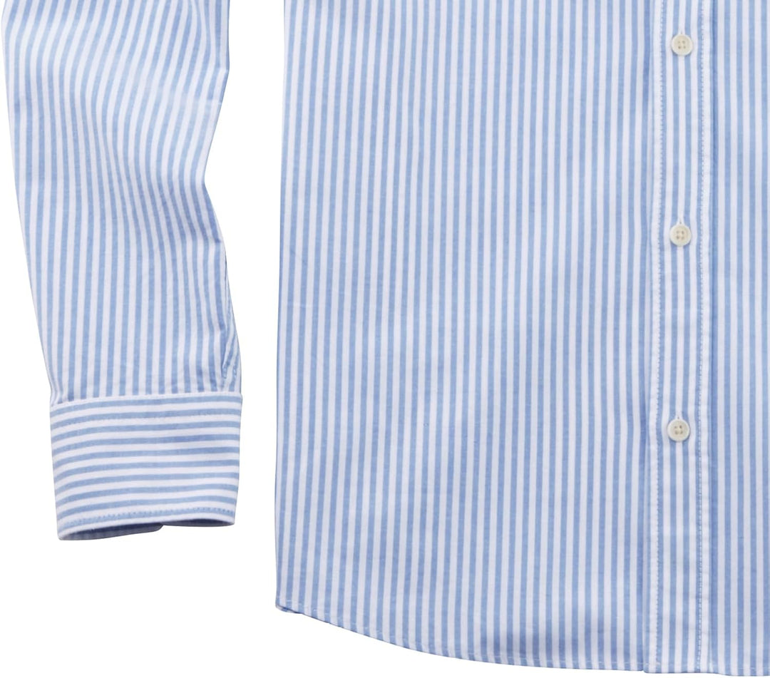 OLYMP Herren Freizeithemd Langarm Casual,Gestreift,Regular fit,Kent-Kragen,bleu XXL Bleu 11, XXL Ble