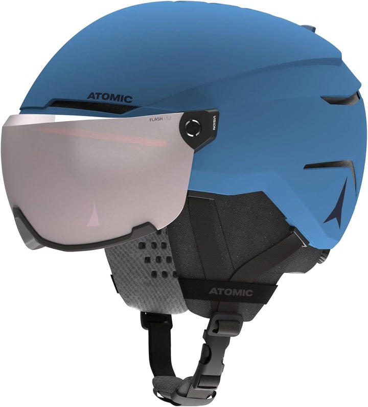 ATOMIC Savor Visor JR Skihelm mit Visier - Für Kinder & Jugendliche - Max. Stossdämpfung - Active Ai