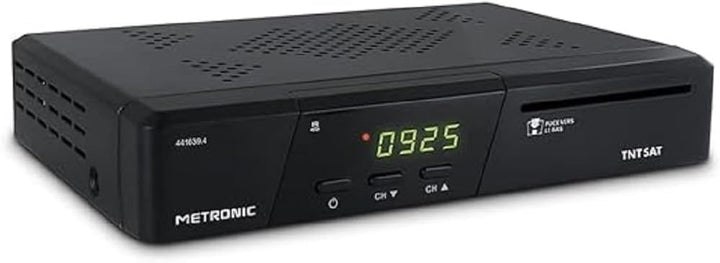 Metronic 441639 Terminal TNT SAT HD, schwarz, Norme TNTSAT, TNTSAT