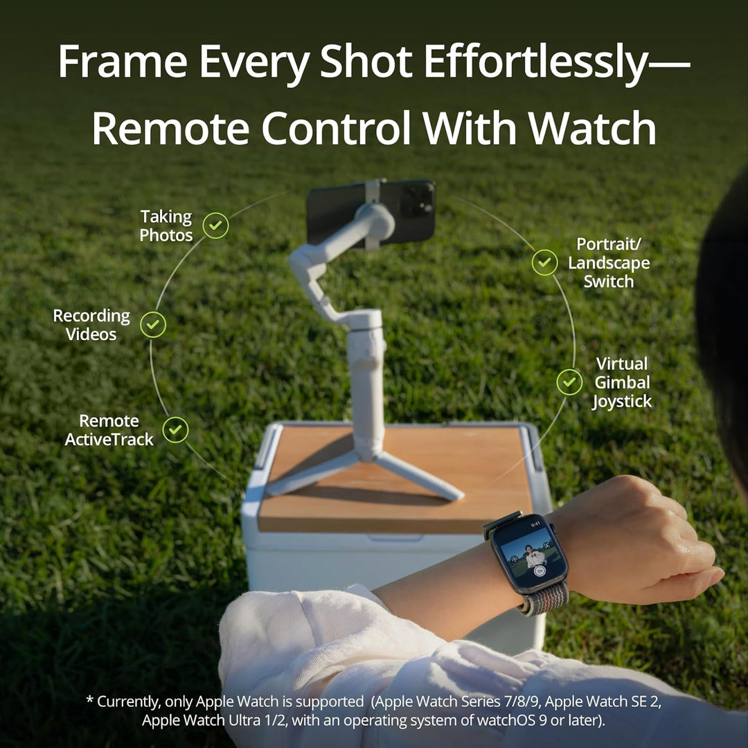 DJI OSMO Mobile 6 Smartphone-Gimbal, 3-Achsen-Stabilisierung, integrierter Verlängerungsstab, handli