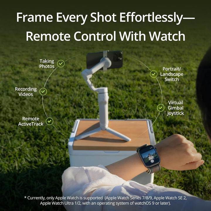 DJI OSMO Mobile 6 Smartphone-Gimbal, 3-Achsen-Stabilisierung, integrierter Verlängerungsstab, handli