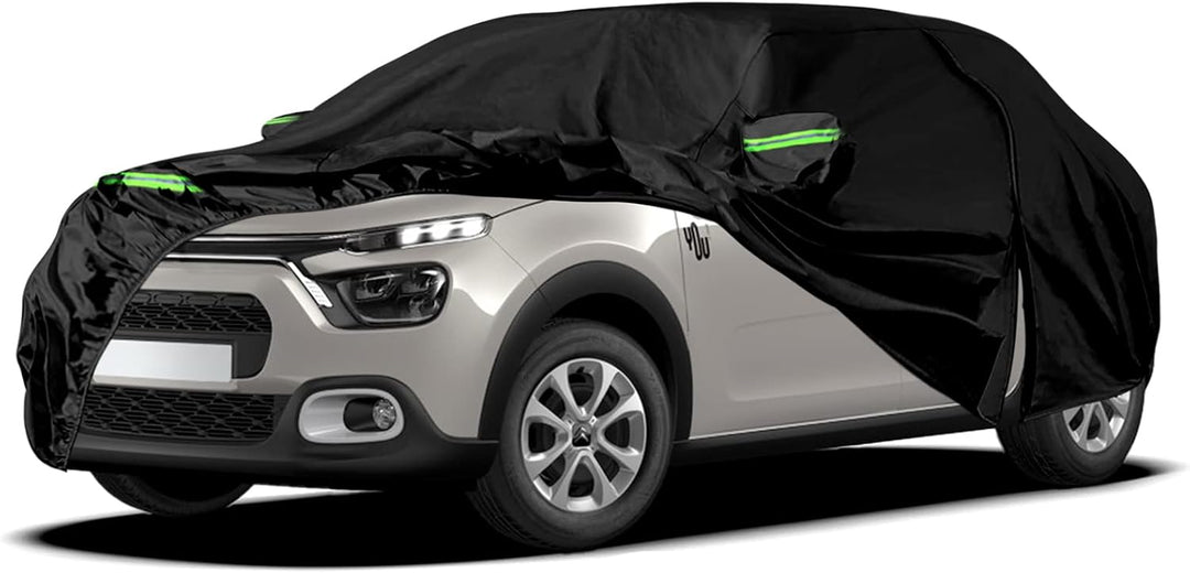Autoabdeckung Wasserdicht Kompatibel mit Citroën C3 FC/FN/SC/SX/SY 2002-2024, Atmungsaktiv Vollgarag