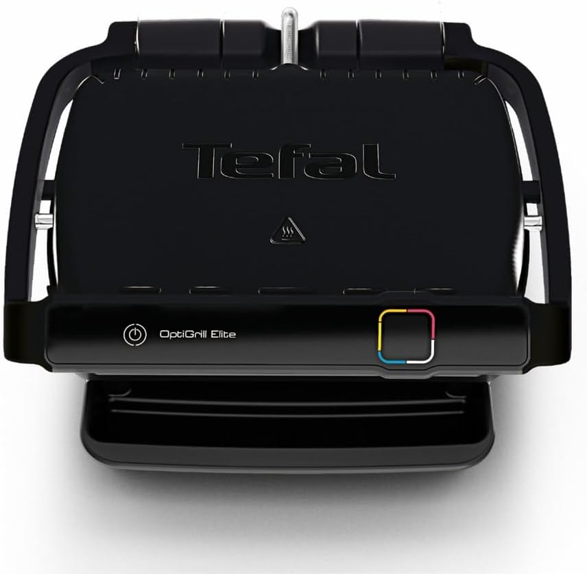Tefal Optigrill Elite GC7508 Kontaktgrill, schwarz, 2.000
