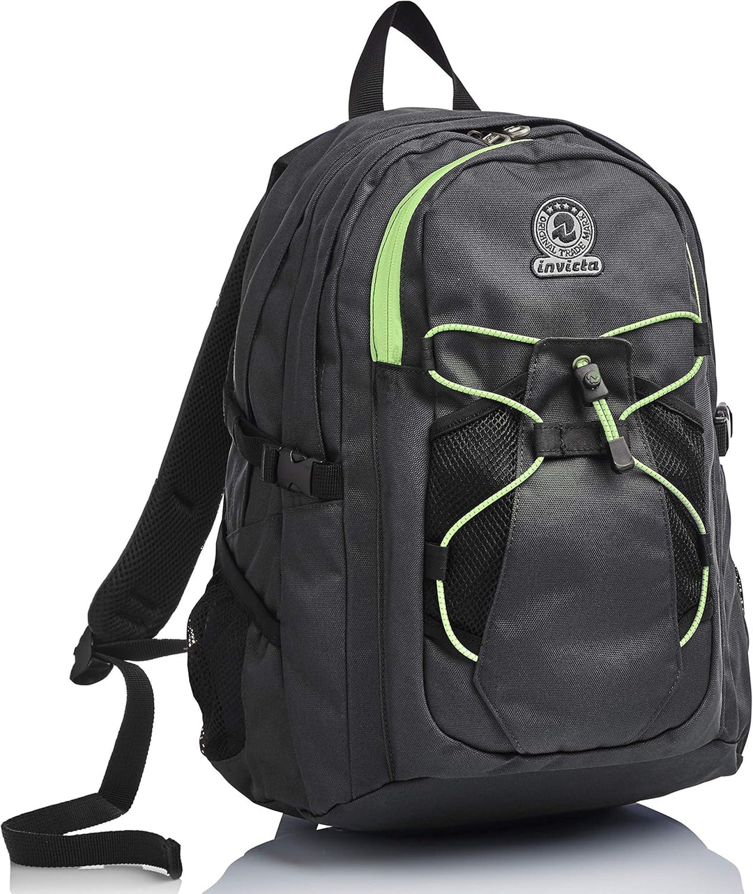 INVICTA ACTIVE BENIN ECO Rucksack aus nachhaltigem Stoff, Praktisch & Unisex, mit Laptopfach, Büro,