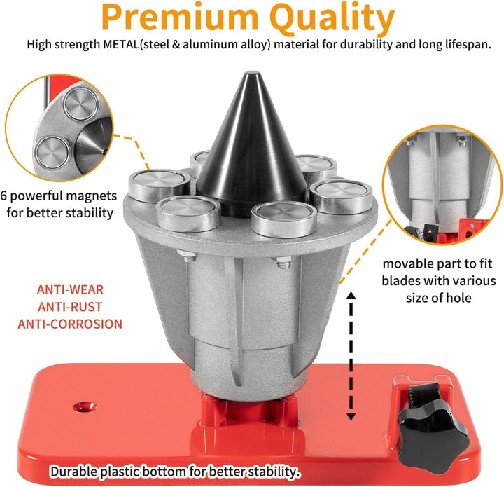 CTcar 339075B Präzisions-Messerauswuchtgerät, gleicht die Messer nach dem Schärfen aus. passend für