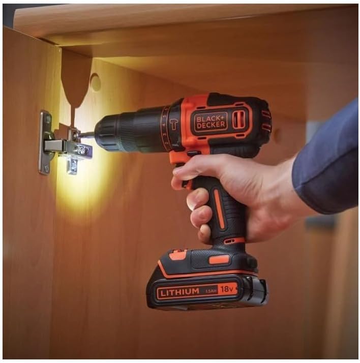 Black+Decker BDCHD18S32-QW Schlagbohrmaschine