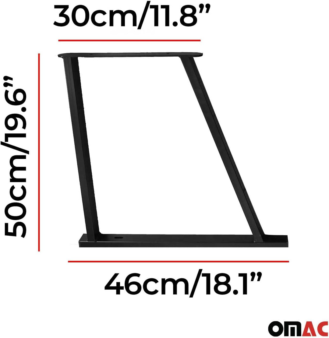 OMAC 2X Konsolen Kompitabel mit Multiflexboard T6 Multivan 2015-2023 | Halterung Zuschnittvorlage Zu