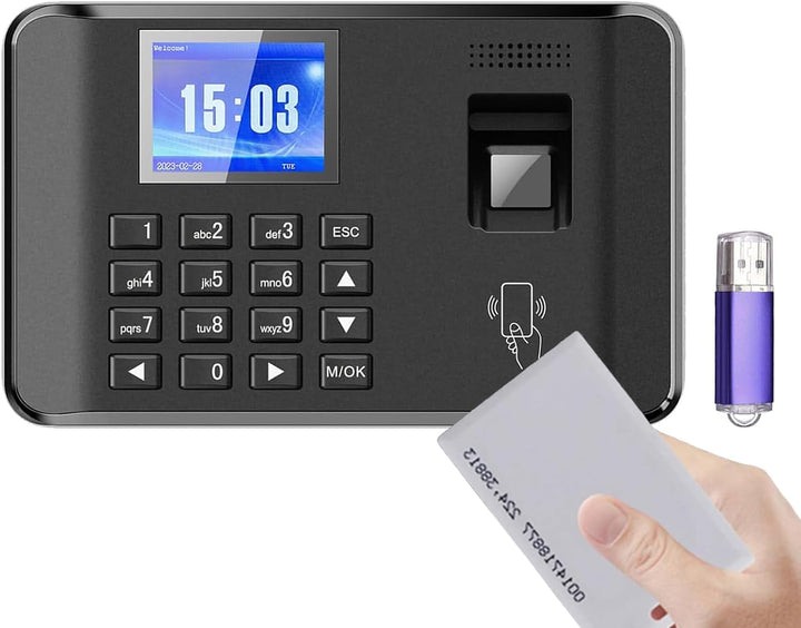 Bisofice Zeiterfassung für Kleinbetriebe, Stempeluhr Zeiterfassung Mitarbeiter, Arbeitszeiterfassung