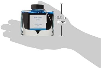 Pilot Iroshizuku 69212 Füllfederhalter-Tinte, Kon-Peki, Dunkelblau (Türkisblau), 50 ml Flasche cerul