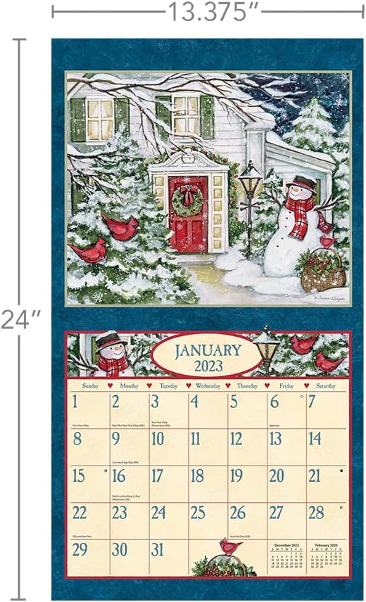 LANG Heart & Home® Wandkalender 2023