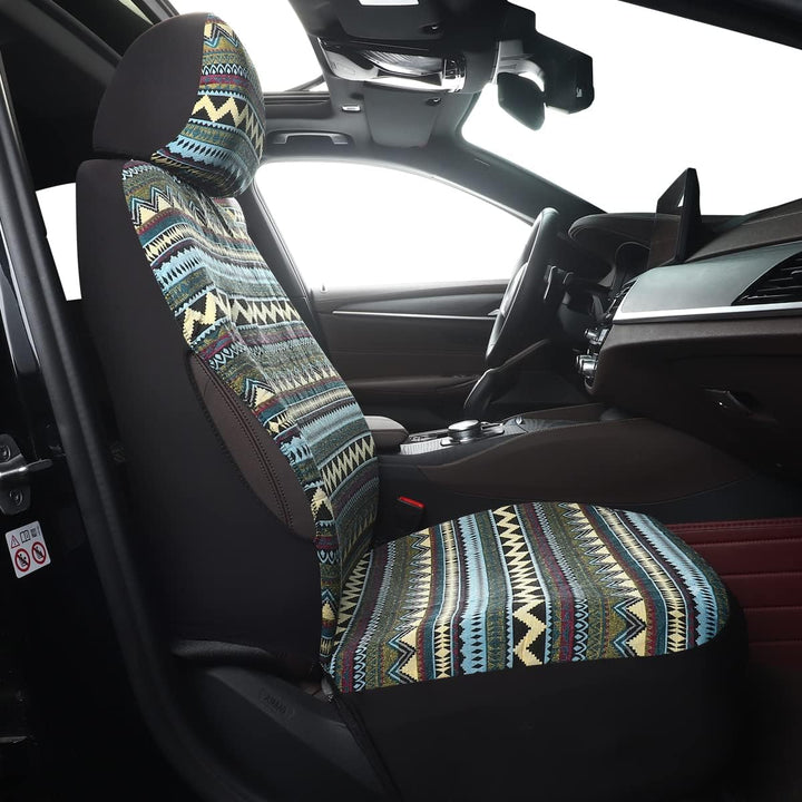 SOBONITO Auto-Sitzbezüge Vordersitze,Auto-Sitzbezug Set Universal für Fahrersitz und Beifahrer Auto-