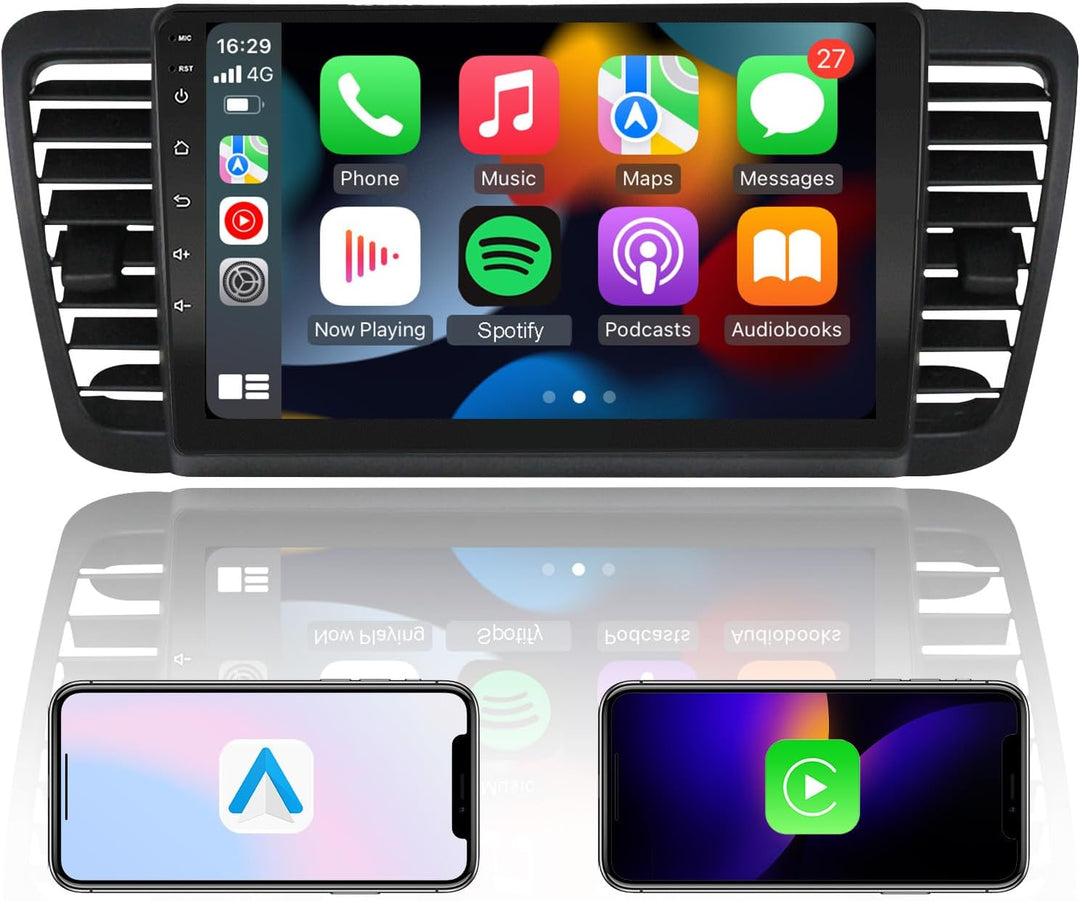 EZoneTronics Carplay Android Autoradio für Subaru Outback Legacy 2004–2009 mit kapazitivem 9-Zoll-To