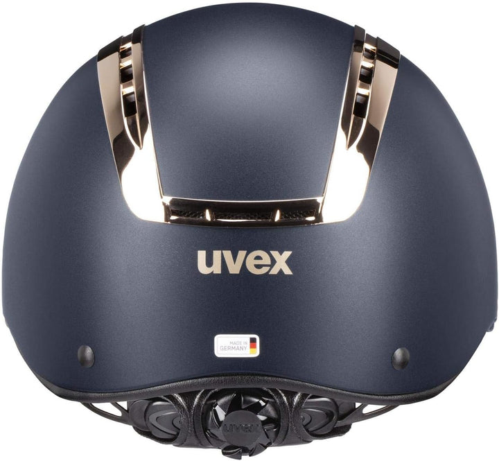 Uvex Reithelm suxxeed Chrome Navy mat-Coral navy mat-coral 54-55 cm, navy mat-coral 54-55 cm