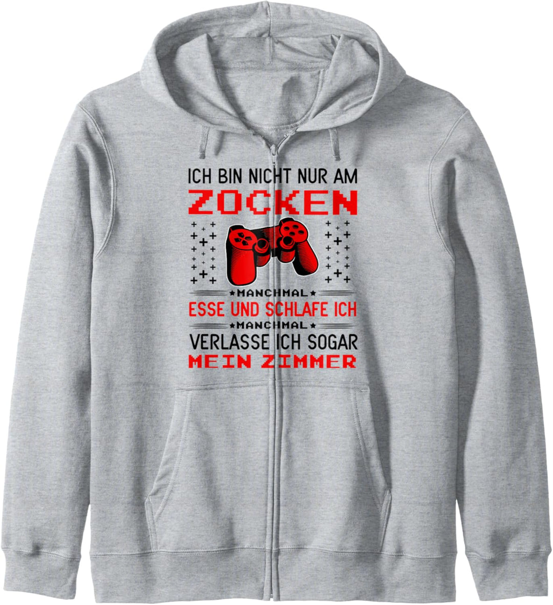 Ich Bin Nicht Nur Am Zocken Gaming Zocker Gamer Kapuzenjacke