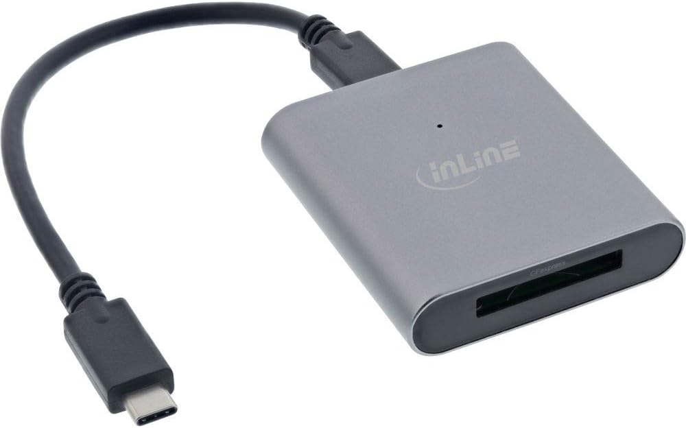 InLine® Card Reader USB 3.2 Gen.2 USB Typ-C oder USB A, für CFexpress Typ-B Karten