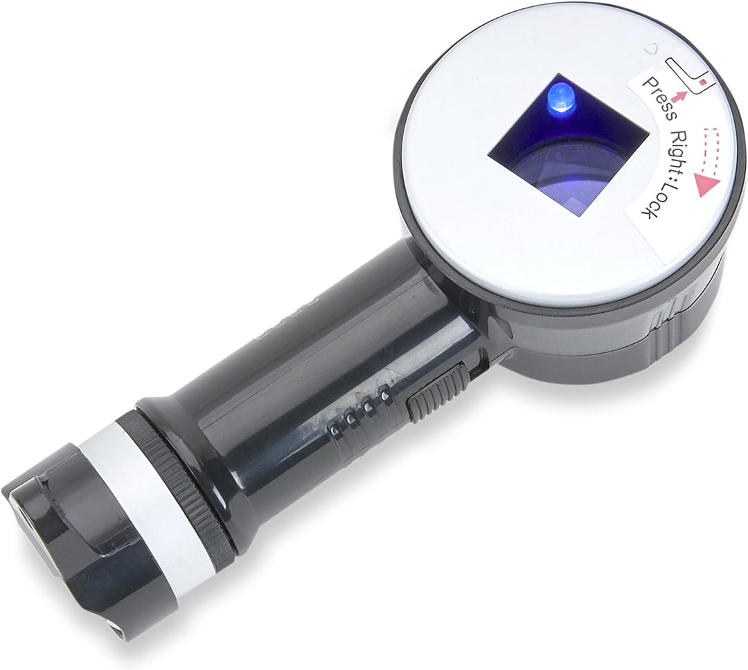 Carson CP-45 MeasureLoupe 11,5x Messlupe mit LED, UV-Licht und Messskala Single, Single