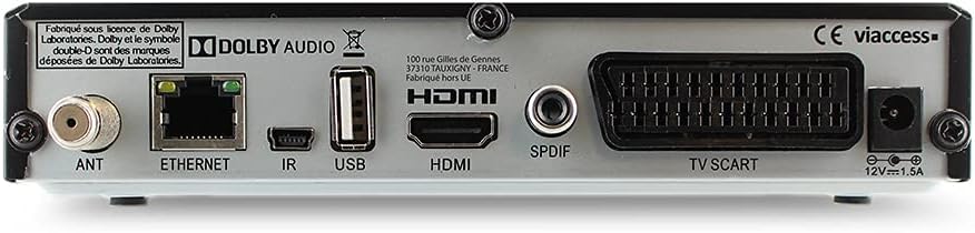 Metronic 441639 Terminal TNT SAT HD, schwarz, Norme TNTSAT, TNTSAT