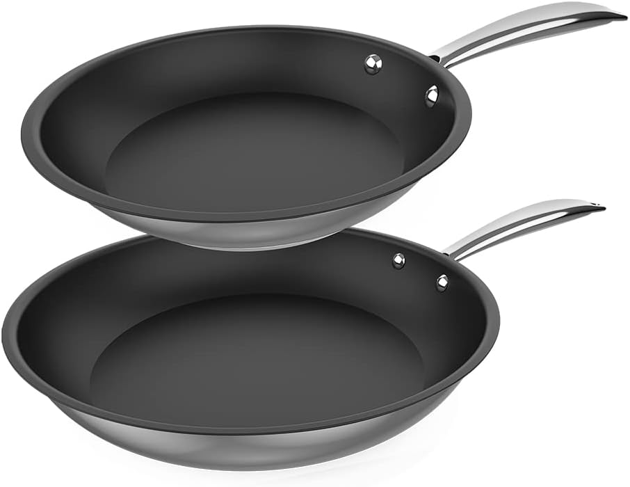 Cecotec Pfannenset Polka Classy 20-24 Bucket Set Steel Ø 20-24 cm, Edelstahl 18/10, Antihaftbeschich
