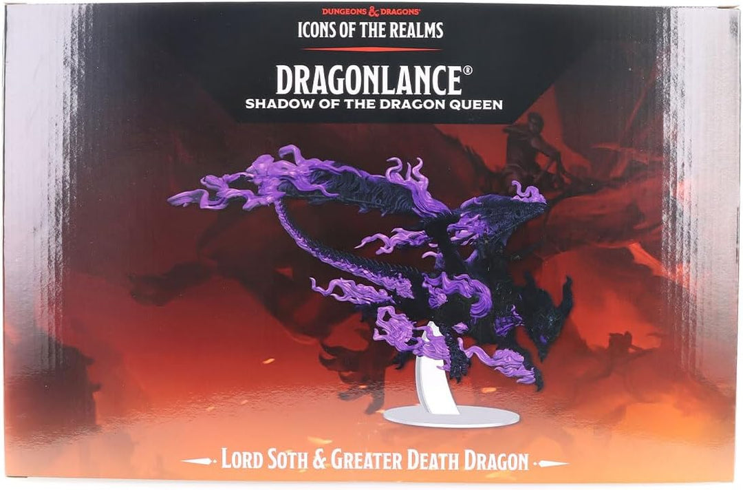 WizKids D&D Icons of The Realms Dragonlance Miniaturen vorbemalt Lord SOTH on Greater Death Dragon (
