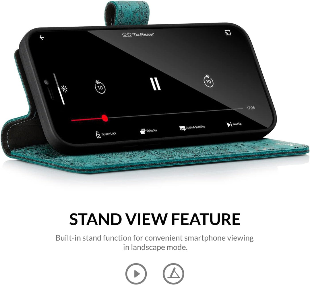 SURAZO Prestige Handyhülle für Samsung Galaxy S22 Ultra 5G – Premium Echtleder Hülle Schutzhülle mit