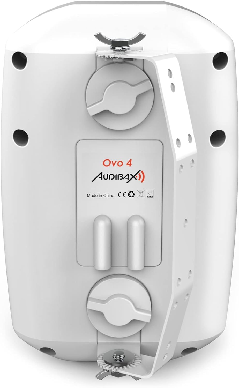 Audibax OVO 4 White Pareja de Altavoces Pasivos Pared 4 Pulgadas 100v / 8 ohm IP65