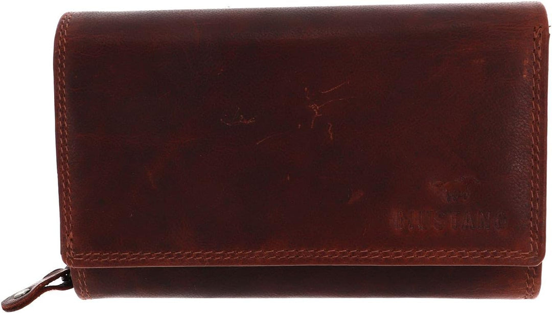 MUSTANG Udine Wallet with Flap Cognac
