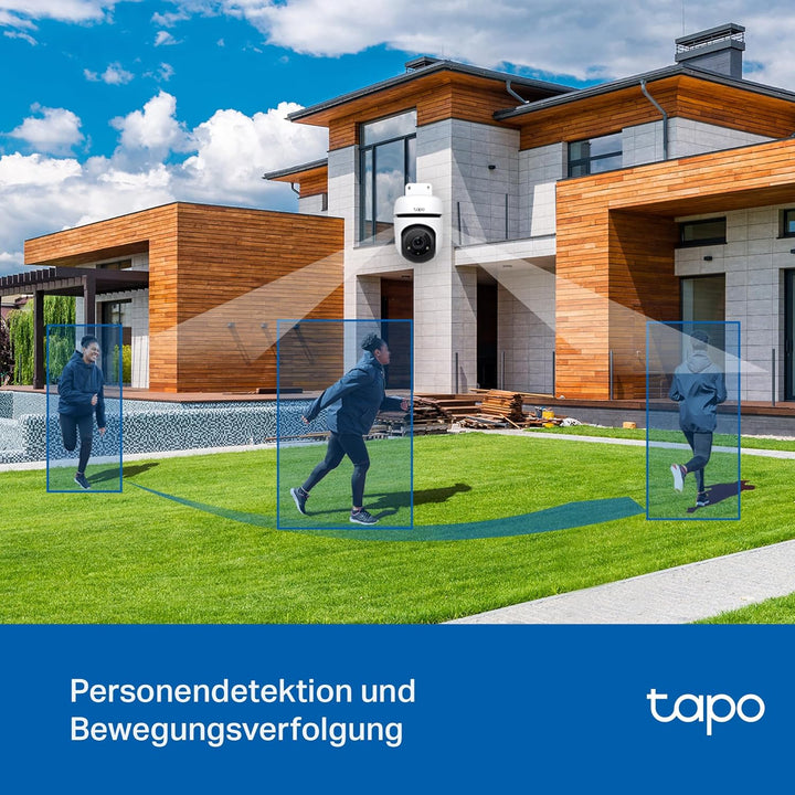 TP-Link Tapo C500 WLAN Überwachungskamera Aussen, 360° Sichtbereich, 1080p Auflösung, Bewegungserken