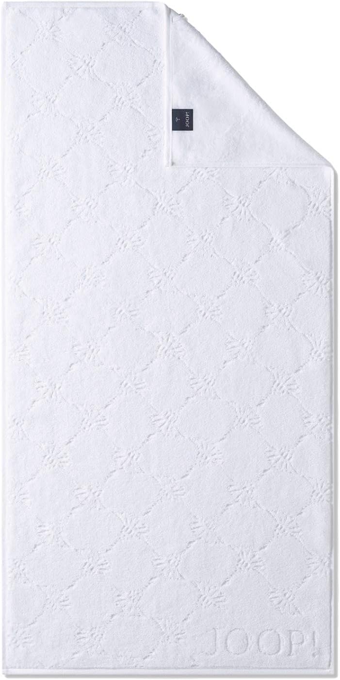 Joop! Badematte Uni Cornflower 1670 weiss - 600 50x80 cm 50x80 cm Badematte 50x80 cm Weiss, Badematt