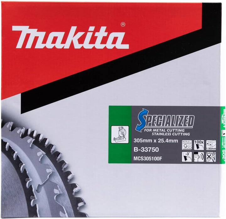 Makita Specialized Saegeblatt, 305 mm x 1 Zoll, 100Z, B-33750