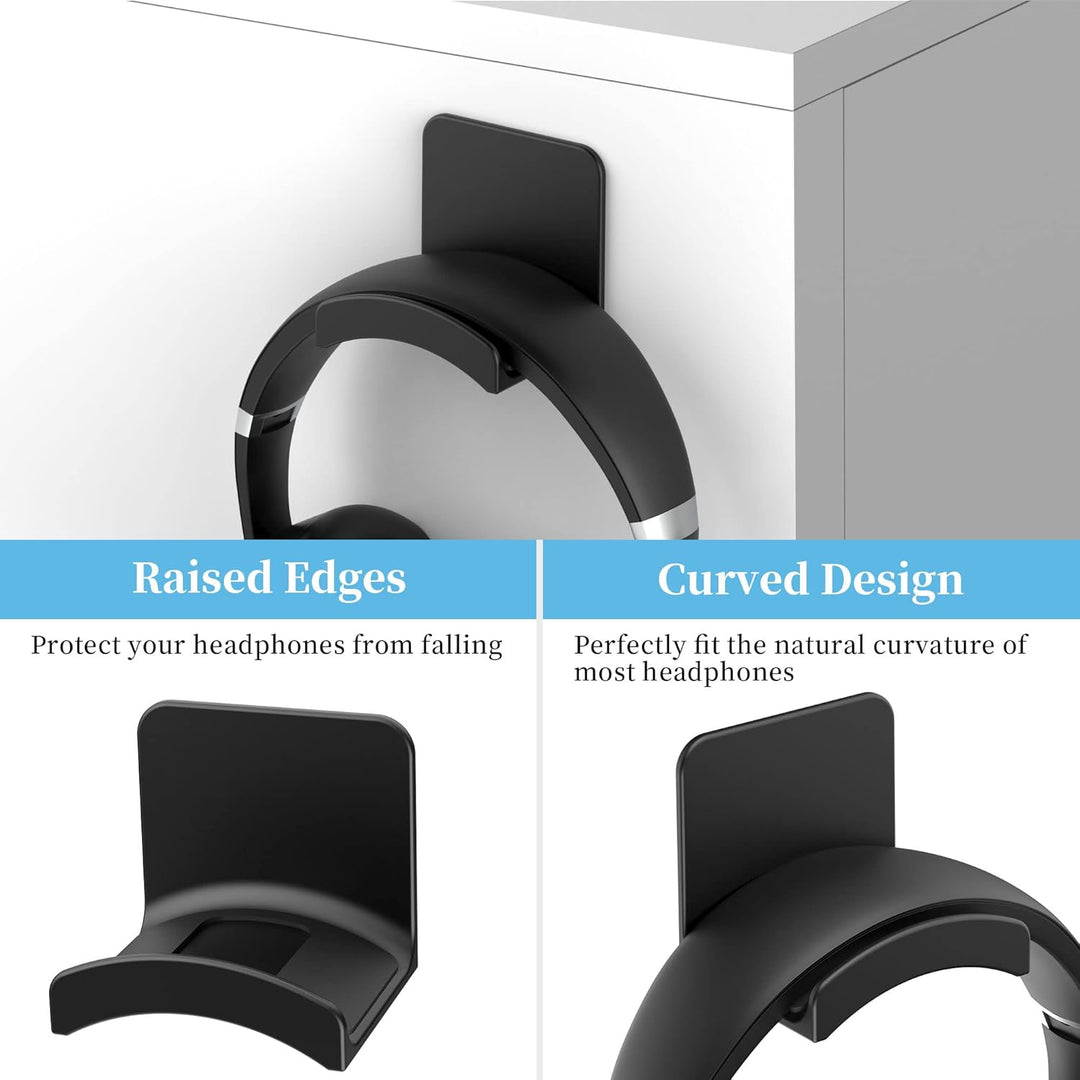 Cozycase Universal Kopfhörer Halter mit starkem Klebeband Premium Headset Halterung Wandhalterung TP
