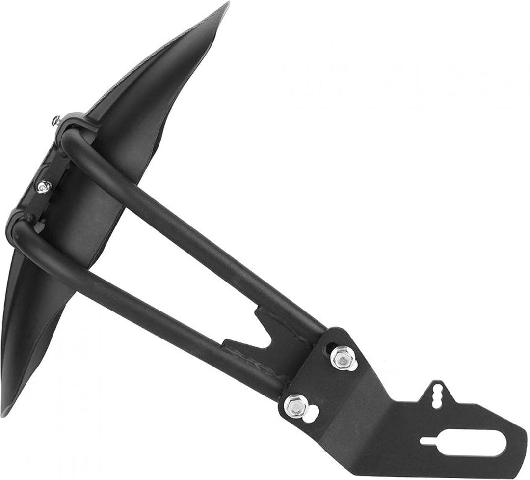 Schwarz Motorrad Hinterrad Kotflügel, Motorrad Edelstahl Kotflügel Heckabdeckung,Heck Kotflügelschut