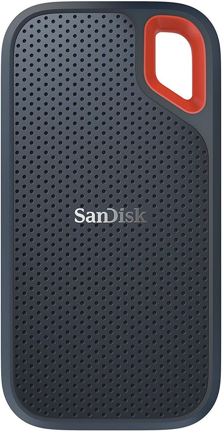 SanDisk Extreme Portable SSD 1 TB (USB-C, mit 550 MB/s Übertragungsraten, AES-Verschlüsselung und is