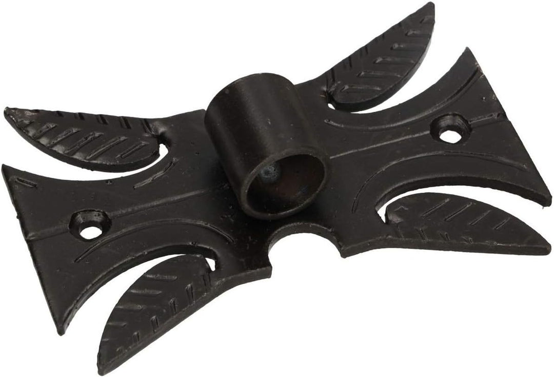 KOTARBAU Torriegel 320 mm mit Vorhängeschloss Bolzenriegel Torschieber Pulverbeschichtet Schwarz Sch