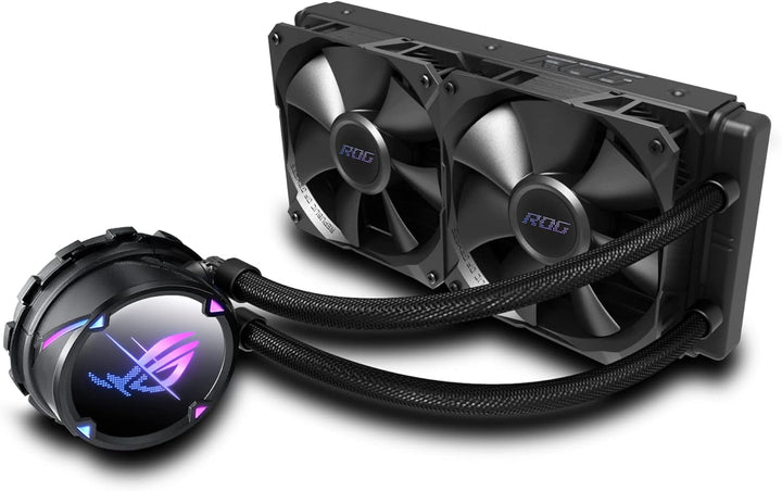 ASUS ROG STRIX LC II 240 All-in-One Flüssig-CPU-Wasserkühlung (Aura Sync, zwei adressierbare ROG 120