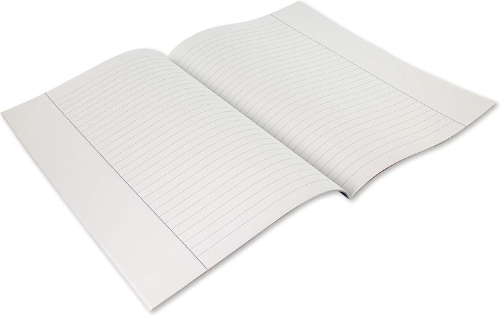 Stylex 29825-P25 - Schulheft, liniert, DIN A4, 16 Blatt mit 80 g/m² Grammatur, Aussenrand, 25 Stück