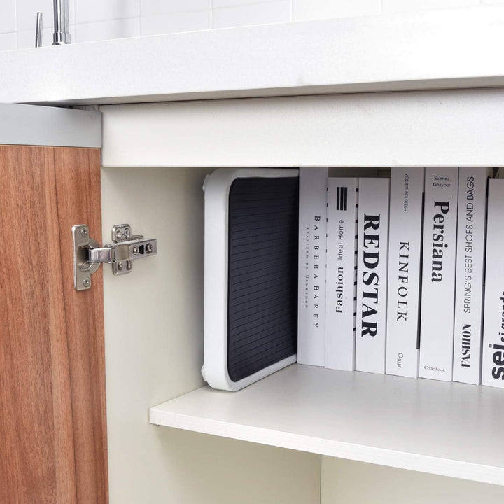 KINGRACK Tritthocker, Trittstuhl, zusammenklappbar, einstufige Leiter mit Rutschfester Gummimatte, L