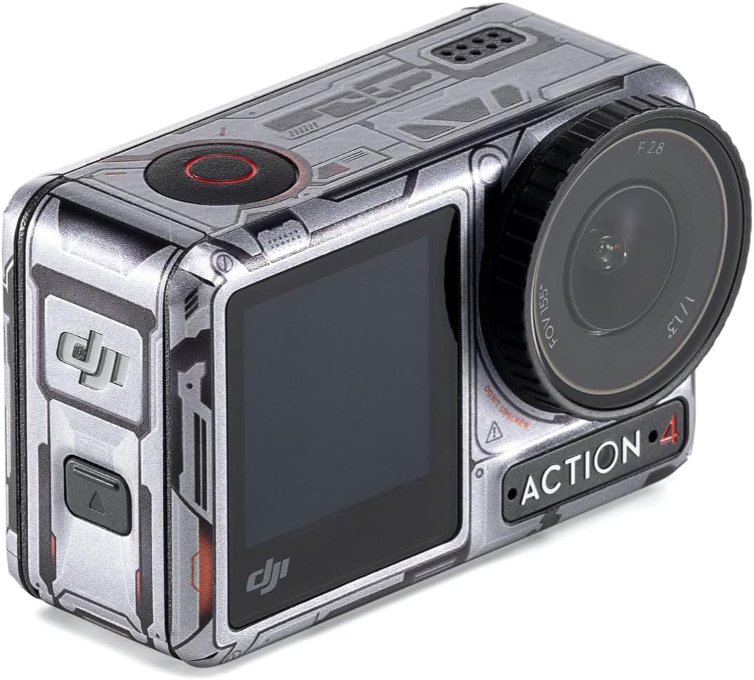 DJI Osmo Action 4 Kamera-Schutzaufkleber (himmelgrau)