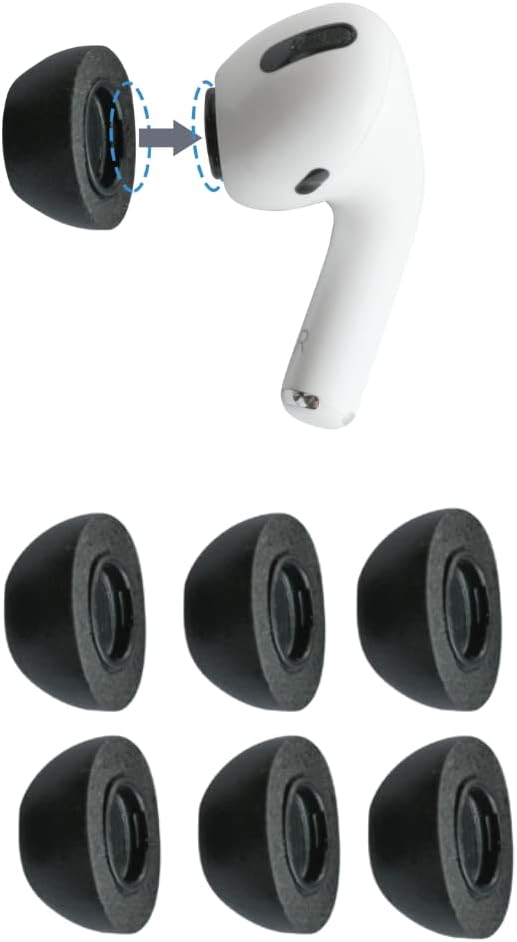 Comply Premium Schaumstoff-Ohrpassstücke, kompatibel mit AirPods Pro, Version 2.0, grosse Grösse, 3