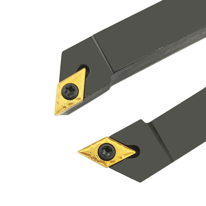 1,6 cm Bohrstange SDJCR1616H11 + SDJCL1616H11 Drehmaschine Aussendrehwerkzeughalter mit 10 Stück DCM