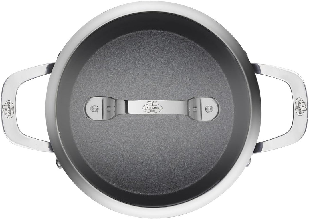 BALLARINI Alba Pot with lid Titanium 2.7 L ALBG2LD.20D